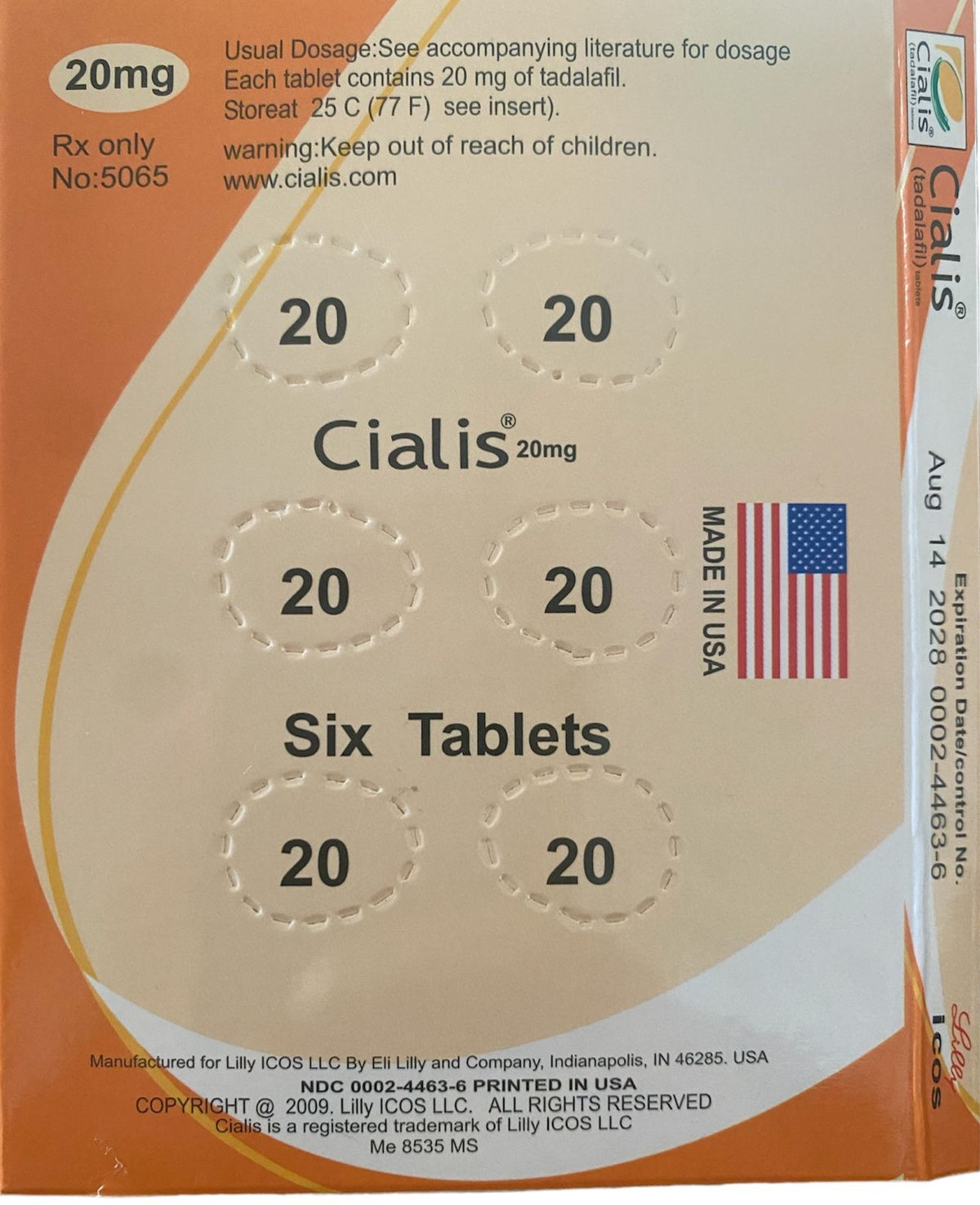 Made in USA Cialis 20mg